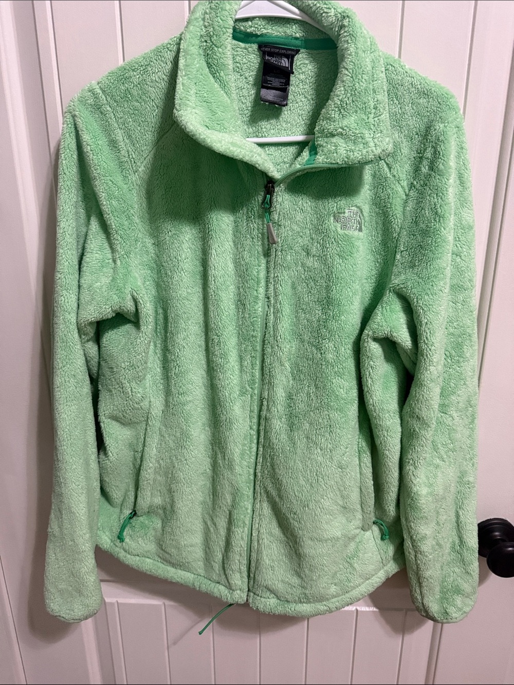 The North Face Osito Women’s Full Zip Plush Jacket size Large